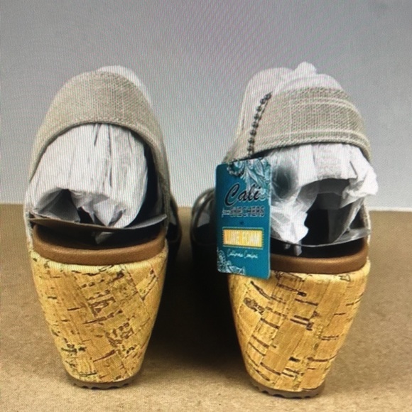 Skechers Cali Beverlee luxe foam wedge San-dals women’s size 11 - Picture 4 of 5